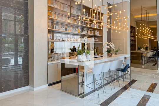 Área comum de apartamento à venda com 3 quartos, 123m² em Jardim Aurelia, São Paulo