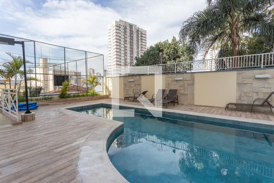 Área comum - Piscina de apartamento para alugar com 2 quartos, 66m² em Centro, Diadema