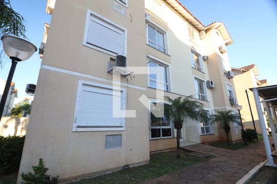 Fachada do bloco de apartamento para alugar com 2 quartos, 47m² em Mato Grande, Canoas