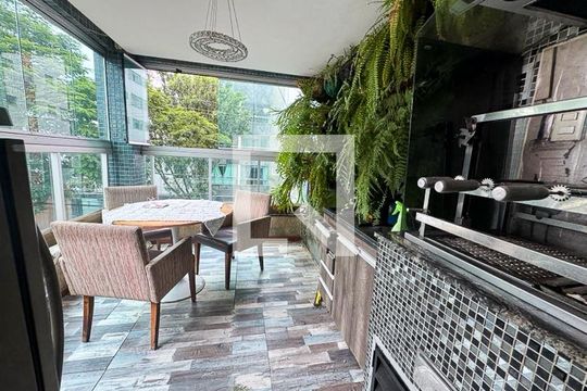 Varanda da Sala de apartamento para alugar com 4 quartos, 140m² em Dona Clara, Belo Horizonte