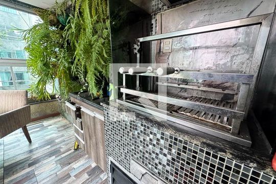 Varanda da Sala de apartamento para alugar com 4 quartos, 140m² em Dona Clara, Belo Horizonte