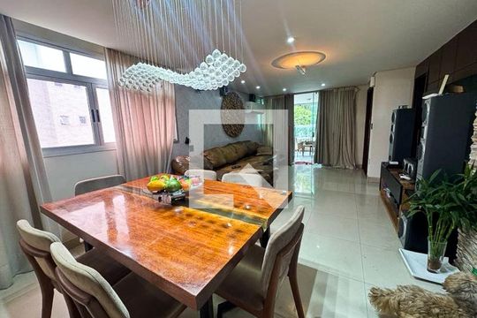 Sala de Jantar de apartamento para alugar com 4 quartos, 140m² em Dona Clara, Belo Horizonte