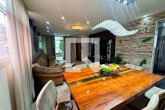 Sala de Jantar de apartamento para alugar com 4 quartos, 140m² em Dona Clara, Belo Horizonte