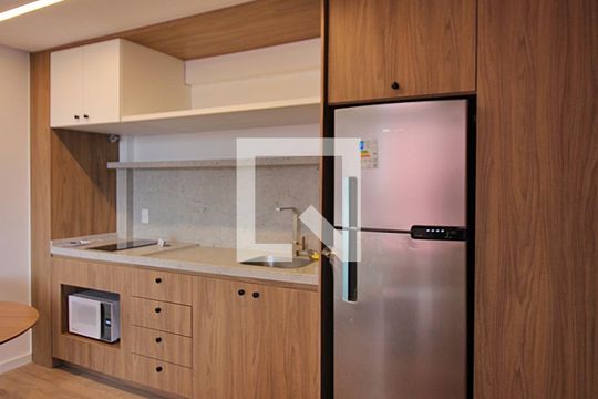 Sala/Cozinha de apartamento para alugar com 1 quarto, 40m² em Centro, São Bernardo do Campo