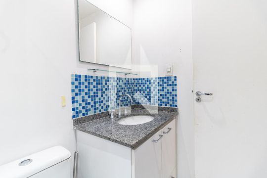 Banheiro da Suíte de apartamento à venda com 1 quarto, 75m² em Cambuci, São Paulo