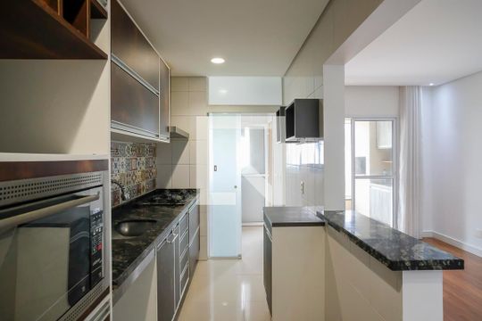 Cozinha de apartamento à venda com 2 quartos, 72m² em Barcelona, São Caetano do Sul