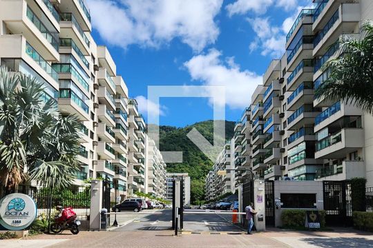 Fachada do Condomínio de apartamento à venda com 2 quartos, 70m² em Recreio dos Bandeirantes, Rio de Janeiro