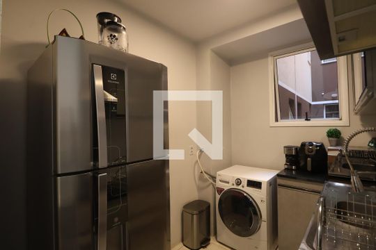 Cozinha e Área de Serviço de apartamento à venda com 2 quartos, 47m² em Olaria, Canoas