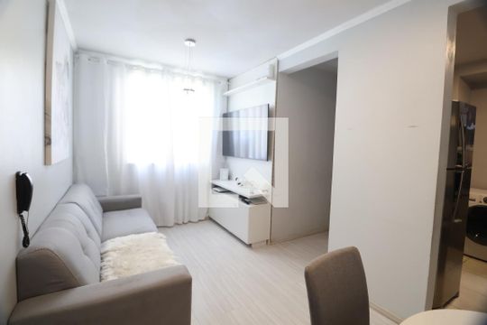 Sala de apartamento à venda com 2 quartos, 47m² em Olaria, Canoas