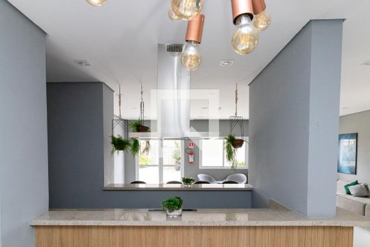 Área comum - Salão de festas de apartamento à venda com 2 quartos, 40m² em Vila Pierina, São Paulo