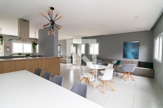 Área comum - Salão de festas de apartamento à venda com 2 quartos, 40m² em Vila Pierina, São Paulo