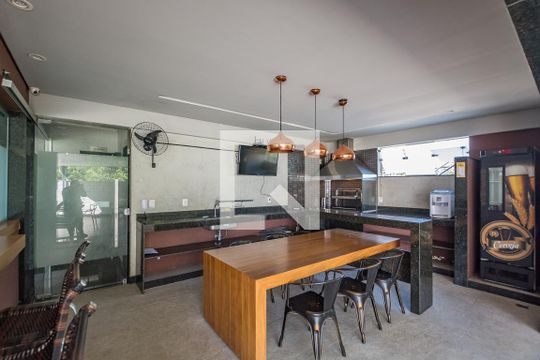 Área comum de apartamento para alugar com 3 quartos, 87m² em Buritis, Belo Horizonte