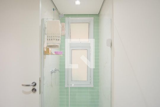 Banheiro da Suíte de apartamento à venda com 1 quarto, 51m² em Tatuapé, São Paulo