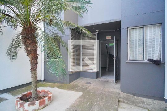 Fachada do bloco de apartamento para alugar com 2 quartos, 42m² em Canudos, Novo Hamburgo