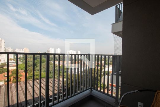 Varanda de apartamento para alugar com 1 quarto, 29m² em Chácara Santo Antônio (zona Sul), São Paulo