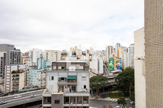 Vista de apartamento para alugar com 1 quarto, 30m² em Bela Vista, São Paulo