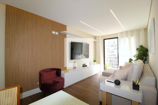 Sala de apartamento à venda com 2 quartos, 80m² em Vila Olímpia, São Paulo