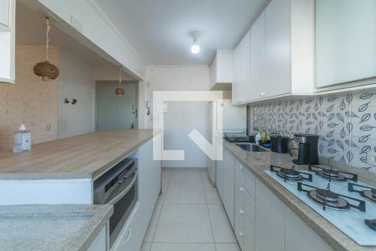 Cozinha - Lavanderia Integrada de apartamento à venda com 1 quarto, 41m² em Mirandópolis, São Paulo