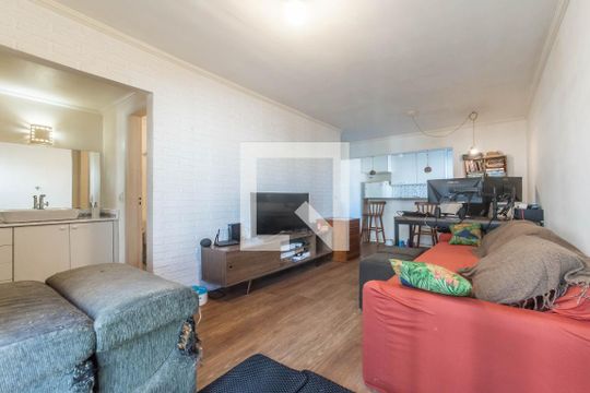 Sala de apartamento à venda com 1 quarto, 41m² em Mirandópolis, São Paulo
