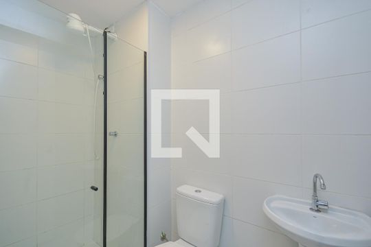 Banheiro da Suíte de apartamento para alugar com 1 quarto, 28m² em Socorro, São Paulo
