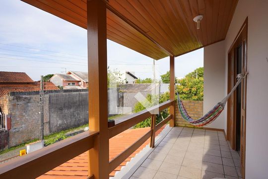 Varanda do Quarto 1 de casa para alugar com 4 quartos, 210m² em Rio Tavares, Florianópolis