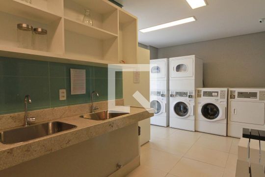 Área comum - Lavanderia de kitnet/studio à venda com 1 quarto, 25m² em Santana, São Paulo