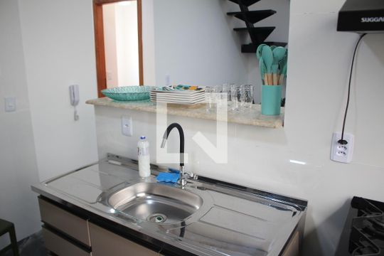 Cozinha de apartamento para alugar com 3 quartos, 70m² em Diamante, Belo Horizonte