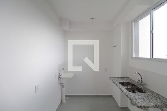 Cozinha e Área de Serviço de apartamento para alugar com 2 quartos, 45m² em Juliana, Belo Horizonte