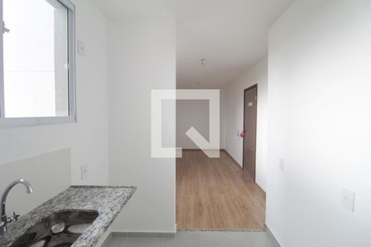 Cozinha e Área de Serviço de apartamento para alugar com 2 quartos, 45m² em Juliana, Belo Horizonte