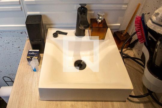 Banheiro da Suíte de apartamento à venda com 3 quartos, 66m² em Centro, Diadema