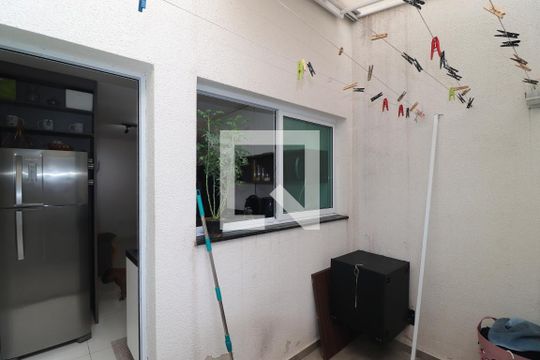 Área de Serviço de apartamento à venda com 2 quartos, 50m² em Vila Apiai, Santo André