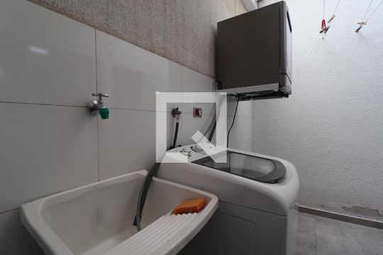 Área de Serviço de apartamento à venda com 2 quartos, 50m² em Vila Apiai, Santo André