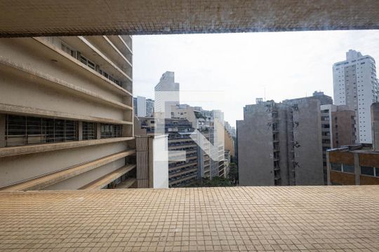 Vista da Área de Serviço de apartamento para alugar com 1 quarto, 40m² em Bela Vista, São Paulo