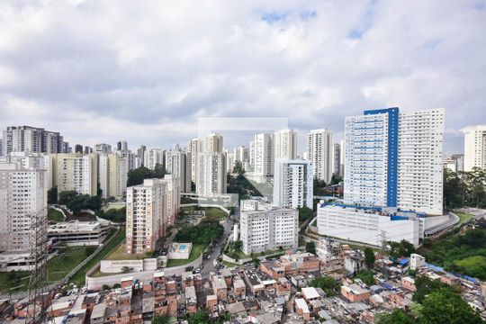 Vista do Quarto de apartamento para alugar com 2 quartos, 66m² em Vila Andrade, São Paulo