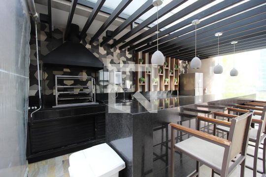 Área Comum - Churrasqueira de kitnet/studio à venda com 1 quarto, 39m² em Itaim Bibi, São Paulo