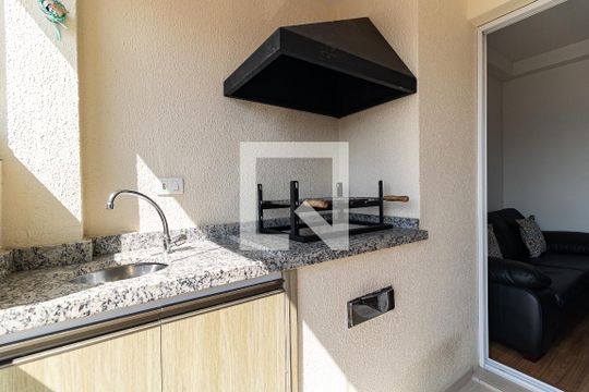 Varanda da Sala de apartamento para alugar com 2 quartos, 56m² em Vila Nair, São Paulo