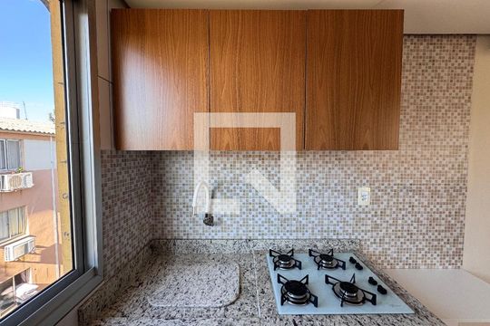 Cozinha de apartamento à venda com 2 quartos, 43m² em Rio dos Sinos, São Leopoldo