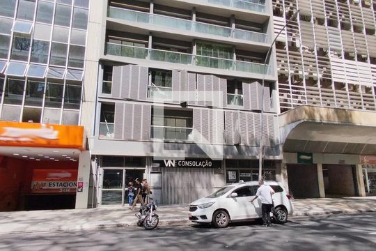 Fachada de kitnet/studio para alugar com 1 quarto, 23m² em Consolação, São Paulo