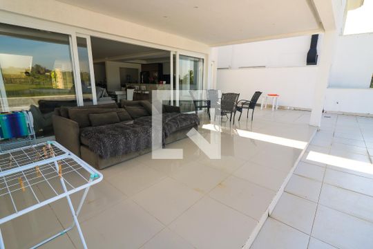 Varanda da Sala de casa de condomínio para alugar com 5 quartos, 345m² em Belém Novo, Porto Alegre