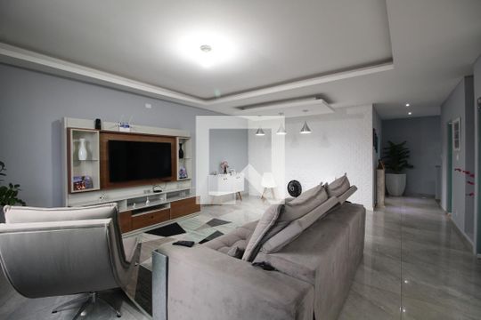 Sala de casa de condomínio à venda com 5 quartos, 350m² em Tauá, Rio de Janeiro