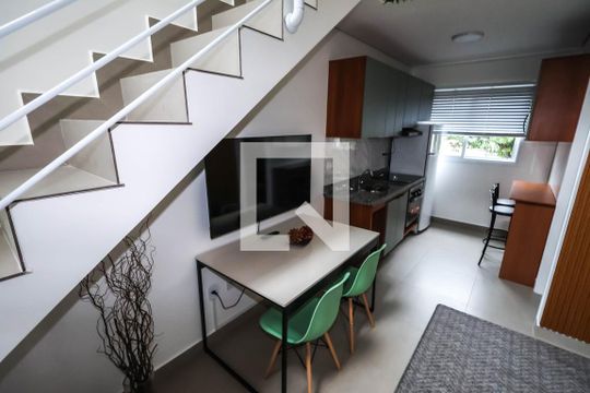 Sala/Cozinha de apartamento à venda com 1 quarto, 34m² em Ipiranga, São Paulo