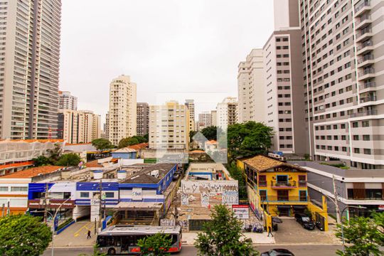 Vista da Varanda de apartamento para alugar com 1 quarto, 39m² em Pompeia, São Paulo
