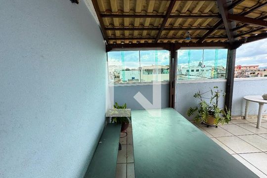 Terraço de apartamento à venda com 3 quartos, 176m² em Eldorado, Contagem