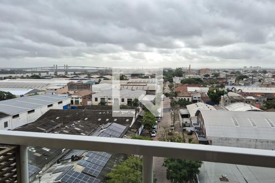 Varanda da Sala de apartamento à venda com 2 quartos, 67m² em São Geraldo, Porto Alegre