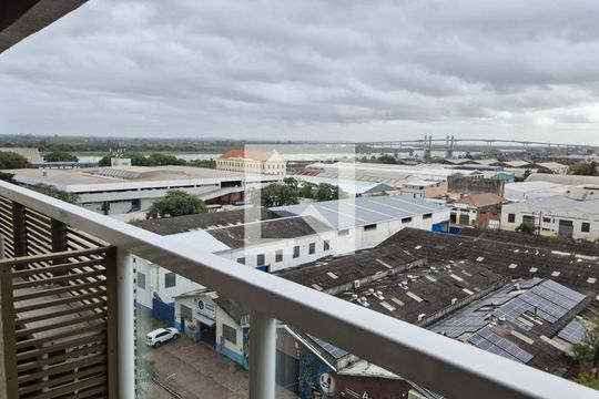 Varanda da Sala de apartamento à venda com 2 quartos, 67m² em São Geraldo, Porto Alegre