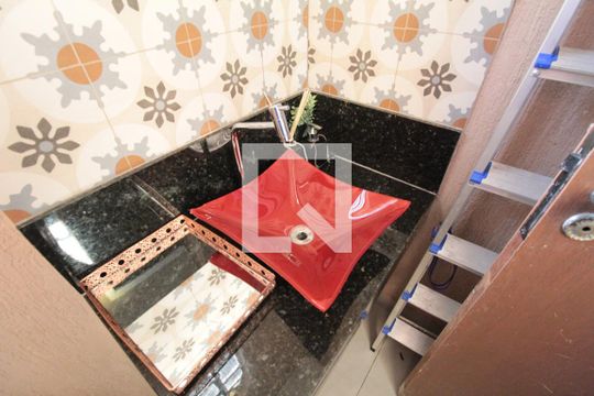Lavabo do Escritório de casa à venda com 4 quartos, 380m² em Santa Amelia, Belo Horizonte
