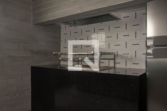 Área comum - Churrasqueira de kitnet/studio à venda com 1 quarto, 26m² em Vila Clementino, São Paulo