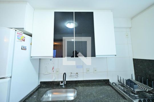 Cozinha de apartamento à venda com 2 quartos, 66m² em Alto da Glória, Goiânia