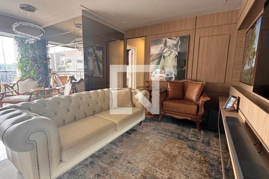 Sala de apartamento à venda com 2 quartos, 110m² em Swiss Park, Campinas