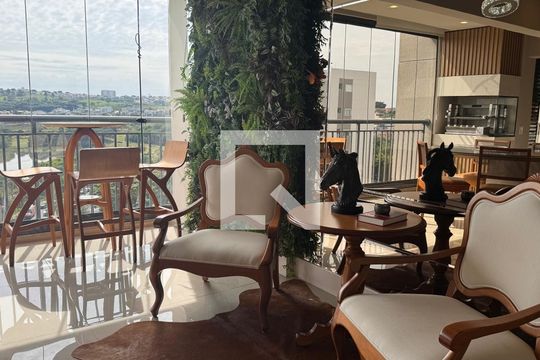 Varanda gourmet de apartamento à venda com 2 quartos, 110m² em Swiss Park, Campinas
